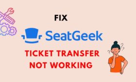 SeatGeek Transfer Error