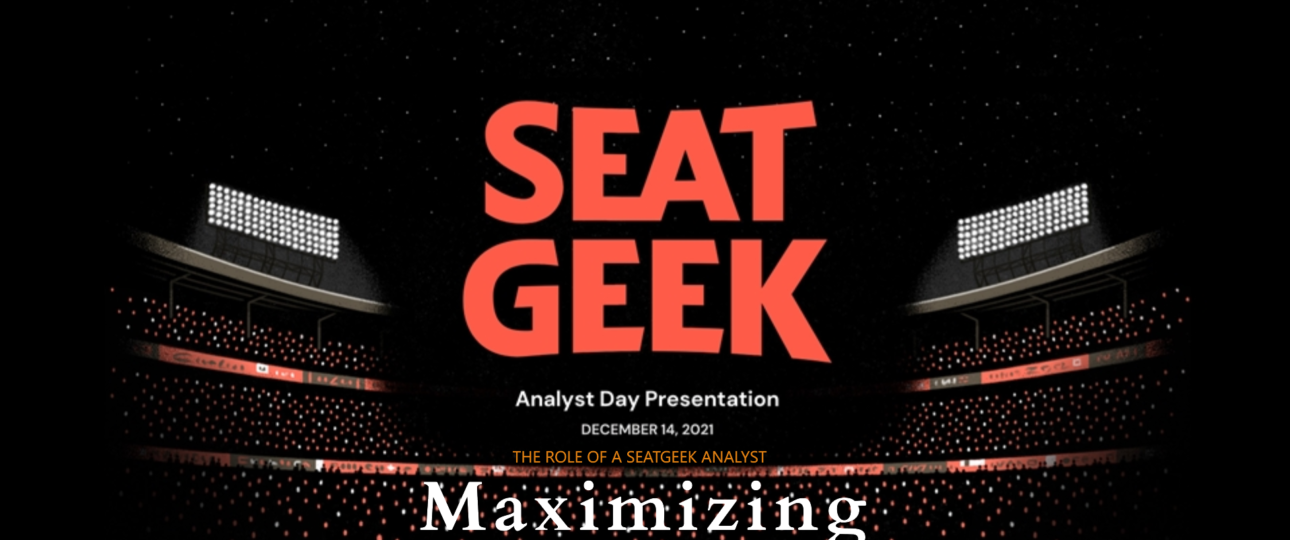 SeatGeek and the Role of a Client Revenue Analyst