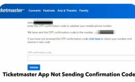 Ticketmaster App Not Sending Confirmation Codes